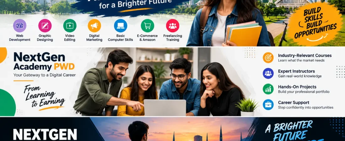 NextGen Academy PWD Islamabad: Learn IT Skills, Digital Marketing, and Freelancing